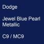 Preview: Dodge, Jewel Blue Pearl Metallic, C9 / MC9.